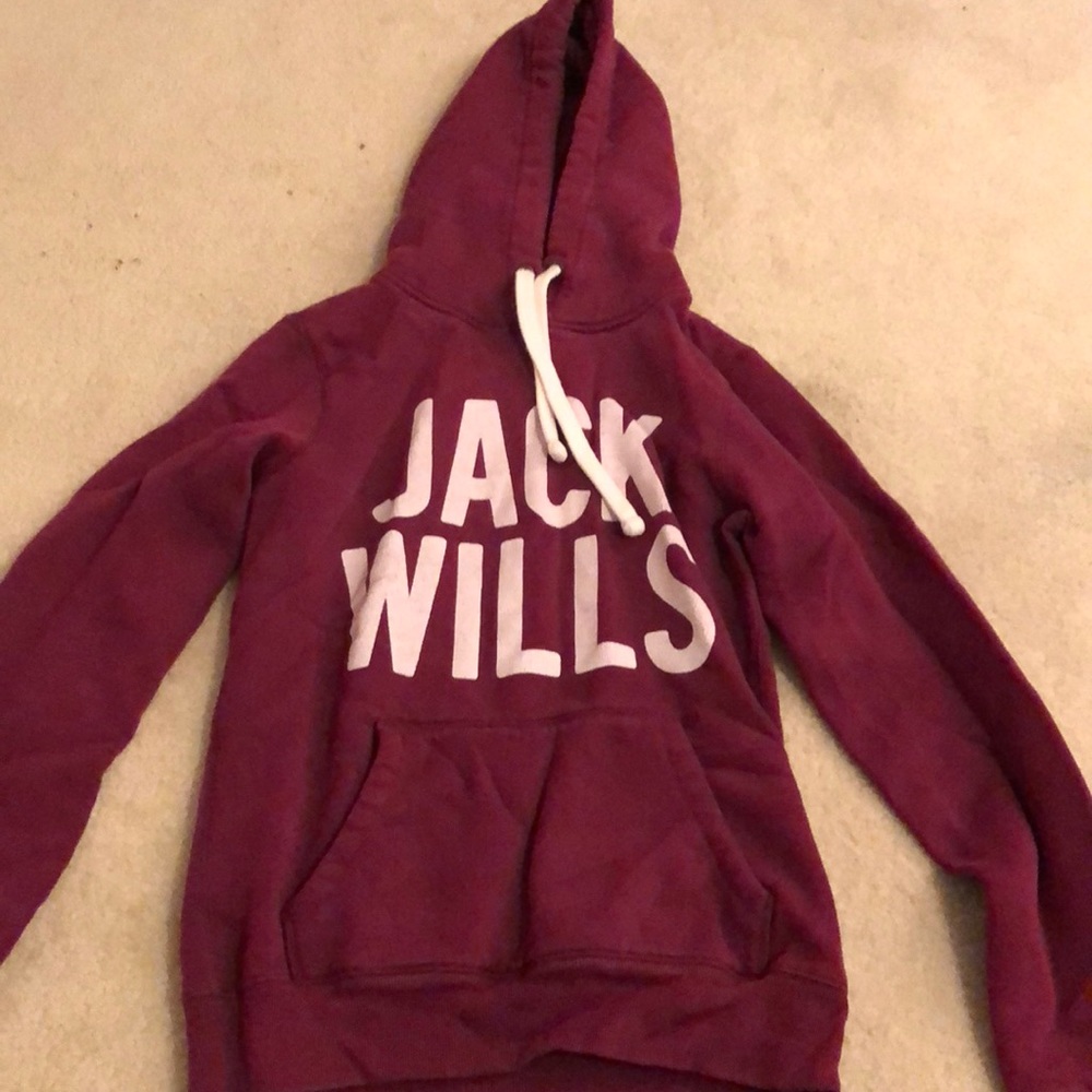 Jack wills Maroon hoodie
